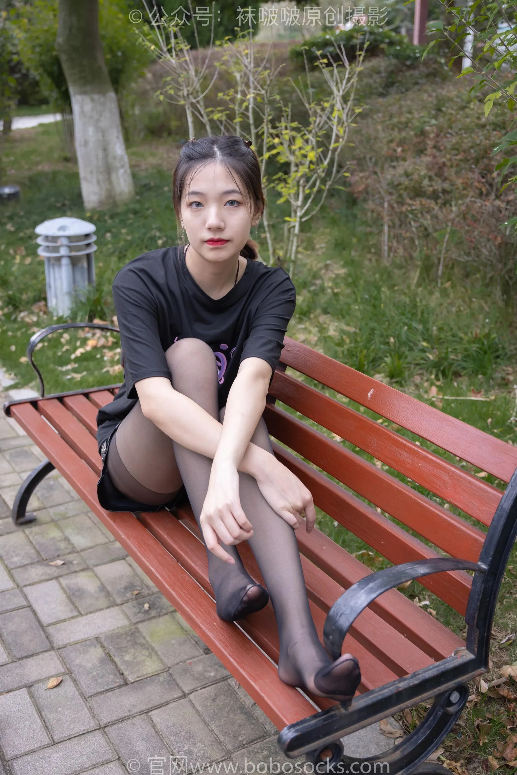 [BoBoSocks袜啵啵]NO.221 小甜豆-马丁靴、黑丝 [83P]插图